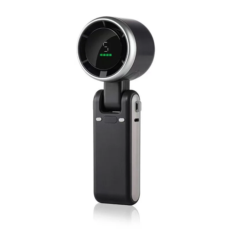 Portable 3 In 1 Rechargeable TurboHandheld Fan With 5 Speeds