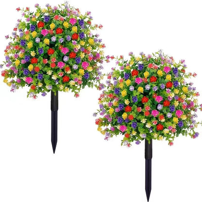 🔥Artificial potted trees with ground stakes
