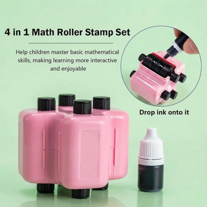 Save 50%🔥4-in-1 Rolling Stamp Arithmetic Practice Tool