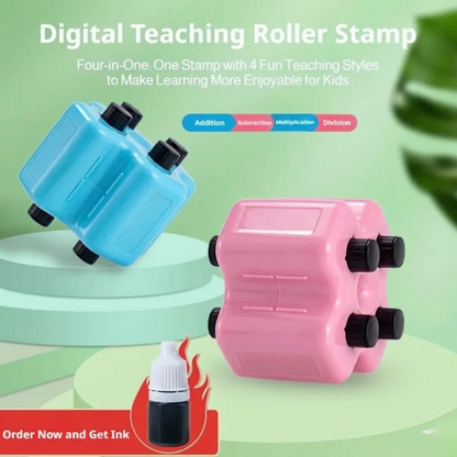 Save 50%🔥4-in-1 Rolling Stamp Arithmetic Practice Tool