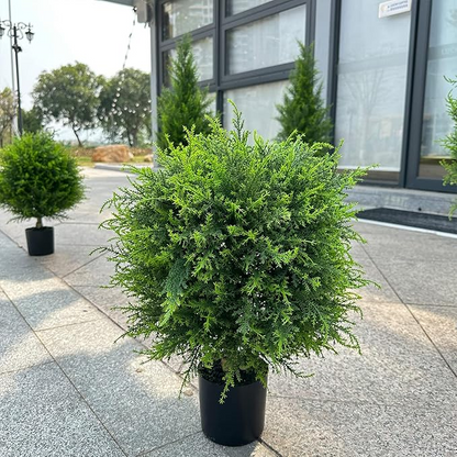 Last Day 50% OFF | UV Resistant Artificial Cedar Topiary Tree