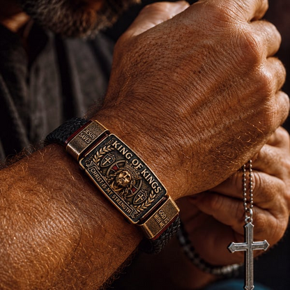 King Of Kings Faith Bracelet – Adjustable Christian Wristband Gift
