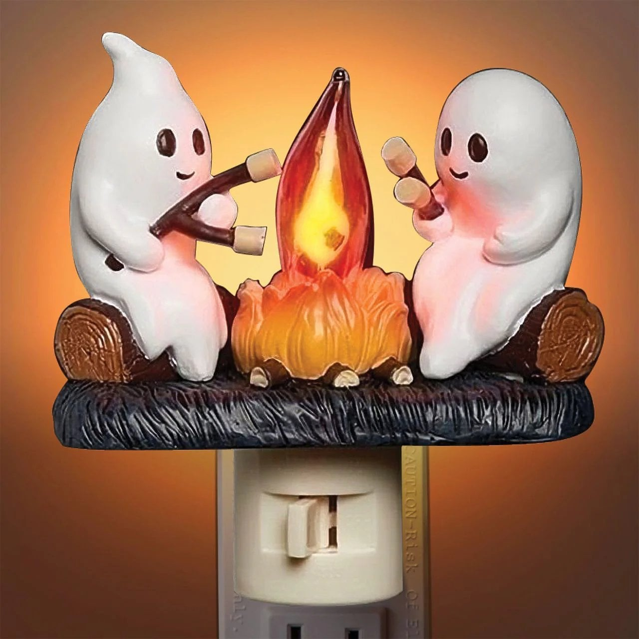 👻 Plug In the Cutest Halloween Glow — Adorable Ghost Outlet Night Light 🎃✨