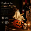 🔥Halloween Early Bird Sale🎃Ghost Wine Night Halloween Decor👻🍷