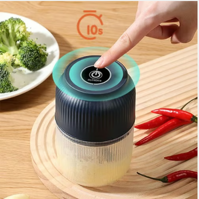 One Touch Electric Garlic Chopper Multi-Function Mini Food Processor
