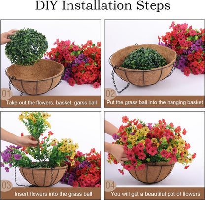 🔥Last Day Each Only $4.99🔥UV Resistant Look Real Colorful Spring Flowers