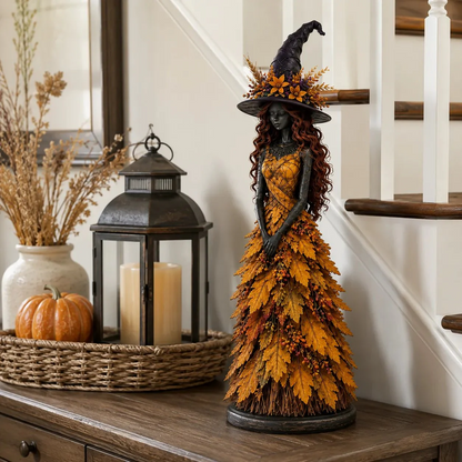 🧙‍♀Enchanted Autumn Witch Figurine🍂🎃