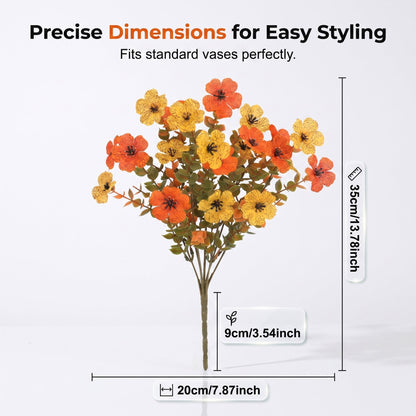 🏆 50K+ SOLD! 💐Lifelike UV-Resistant Sunset Mums – Waterproof, Windproof & Perfect for Fall Decor 🍂