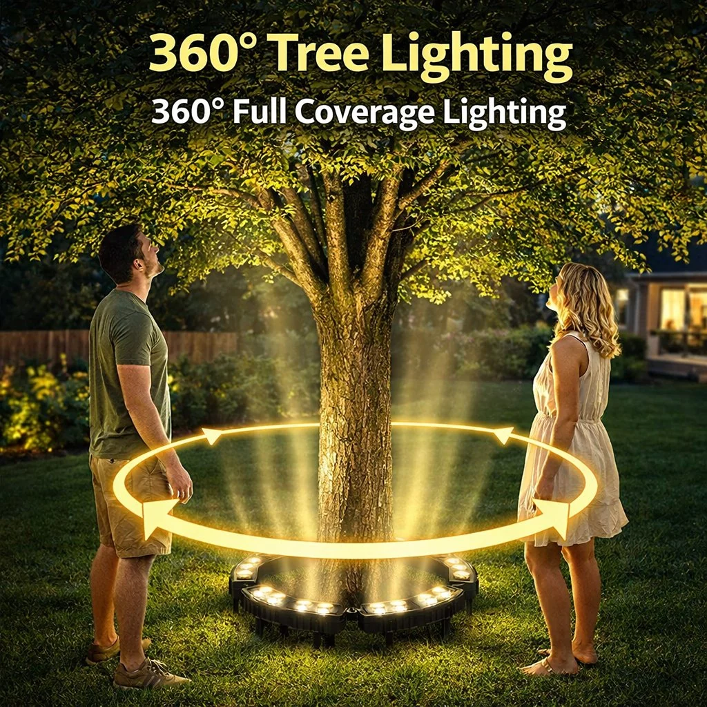 LED Ring Tree Light(Single Piece) | Outdoor Waterproof Landscape Spotlight