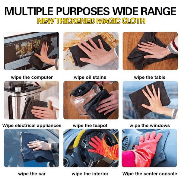 Thickened Dual-Sided Magic Cleaning Cloth