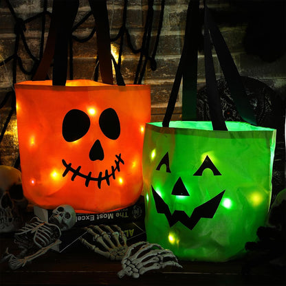 Halloween Trick or Treat LED Bucket for Kids