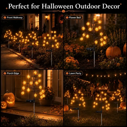 Pumpkin Solar Stake Lights