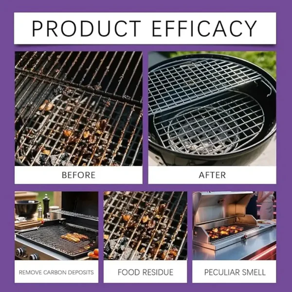 Heavy Duty BBQ Grill Cleaner Degreaser Spray For Grease And SmokyStain Removal