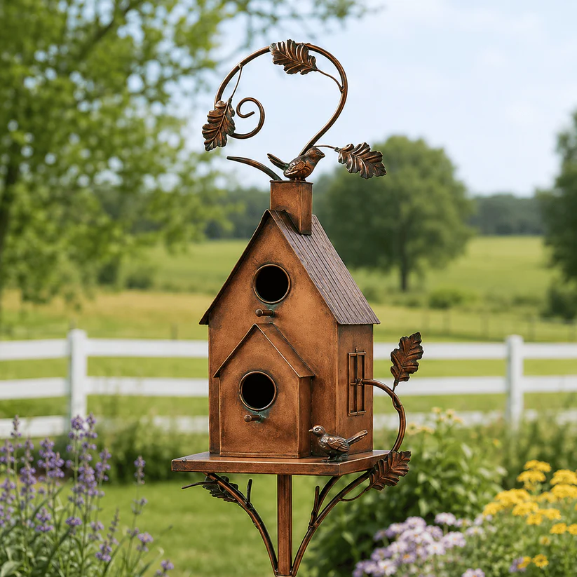 Sola Handmade Iron Birdhouse