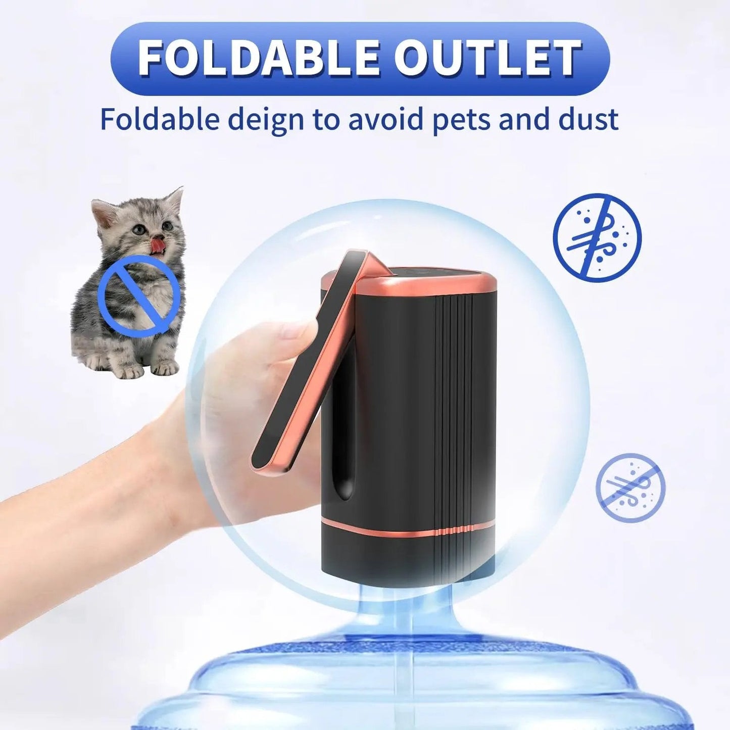 Foldable Portable Water Dispenser Pump