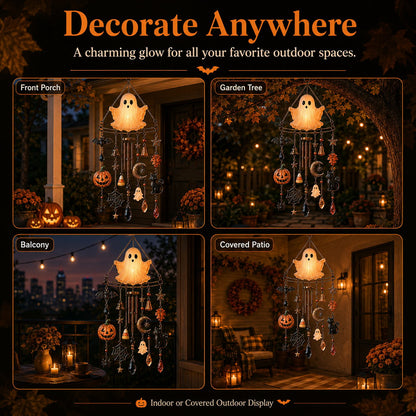 🔥Last Day 50% OFF-👻 Haunted Glow Ghost Wind Chime