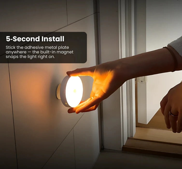 Magnetic USB Charging Motion Sensor LED Night Light