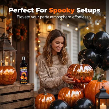 Halloween Highlight Shine Spray, Waterproof Gloss Spray for Pumpkin Decor