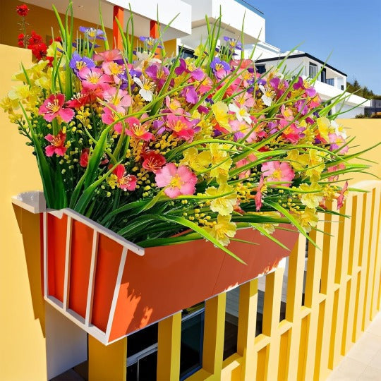 💥2026 Upgraded high-grade material 💐UV Resistant Faux Silk Wildflowers
