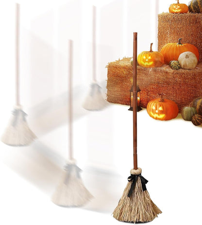 🔥Self-Moving Halloween Witch Broom: Motion-Activated Spooky Decor🔥