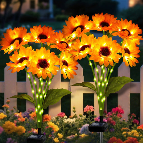 💡⚡LAST DAY 50% OFF💡 Sunflower Solar Lights Outdoor Decor💡