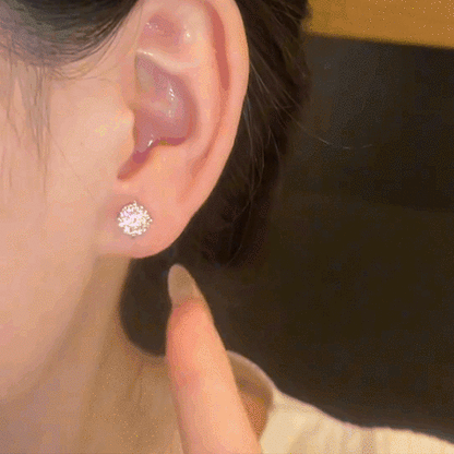 Classic 4-Prong Moissanite Earrings