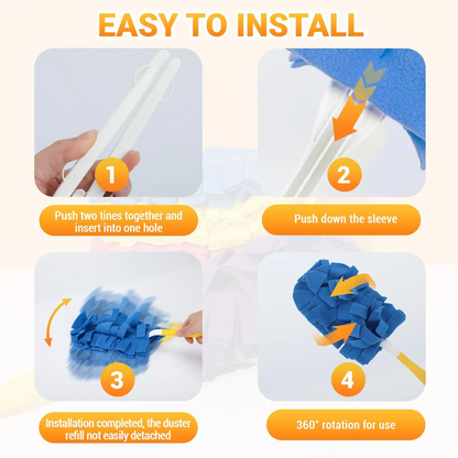 Reusable ChenilleMicrofiber Dust Duster