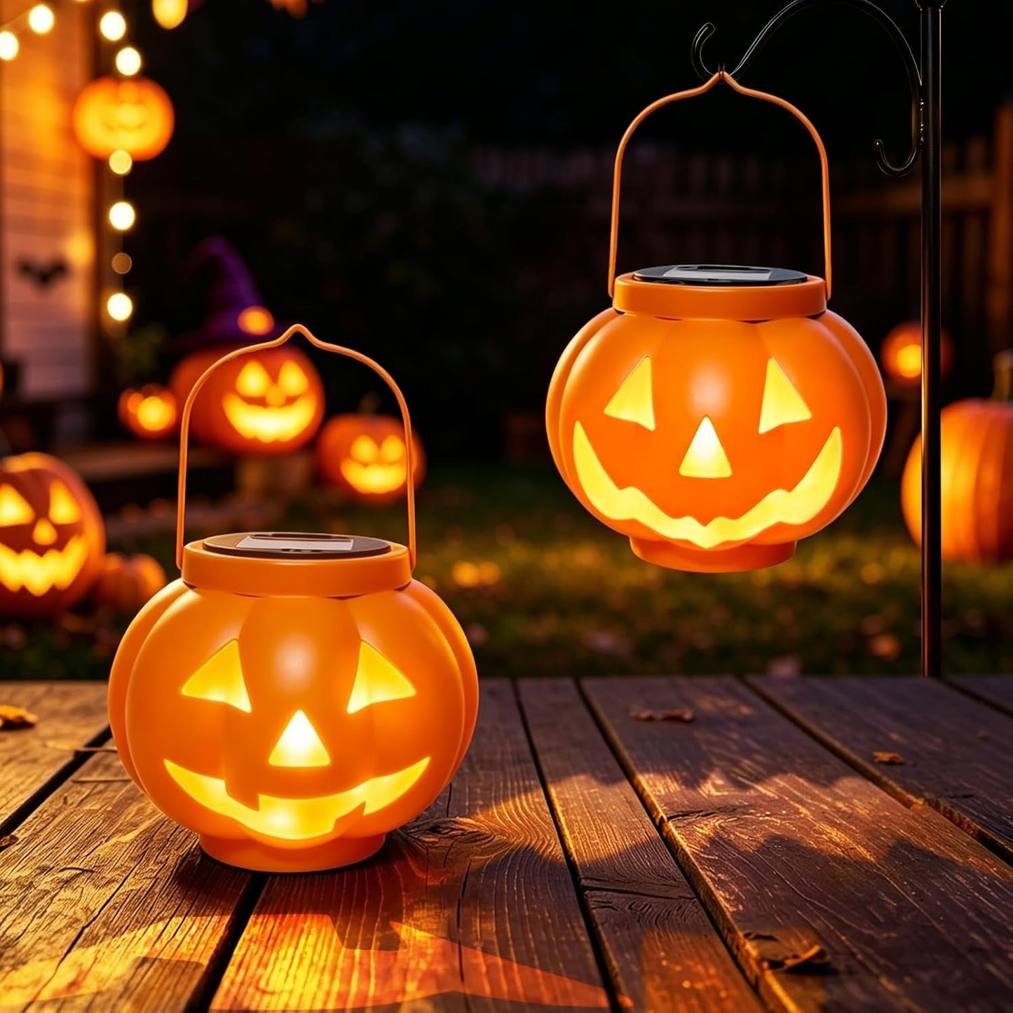 🔥2026 Hot Sale🔥Halloween Pumpkin Solar Lanterns