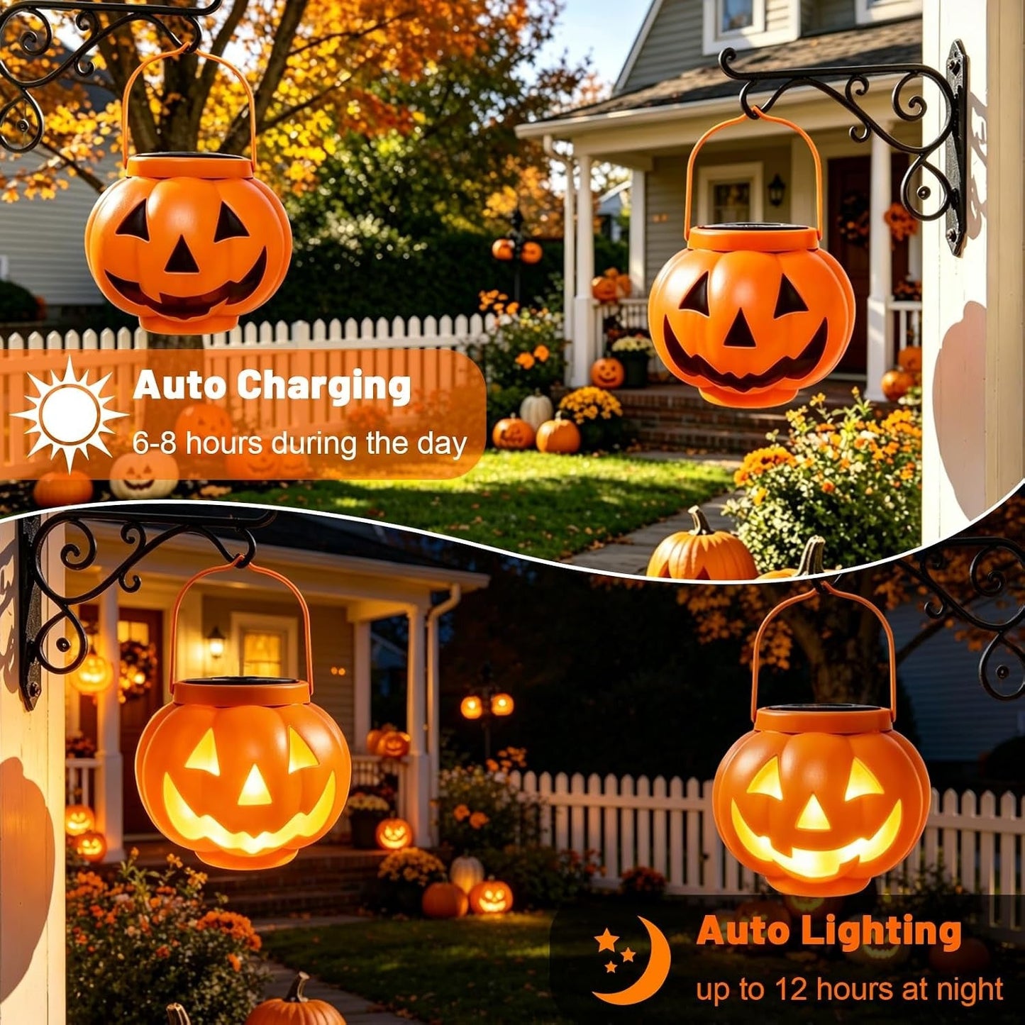🔥2026 Hot Sale🔥Halloween Pumpkin Solar Lanterns