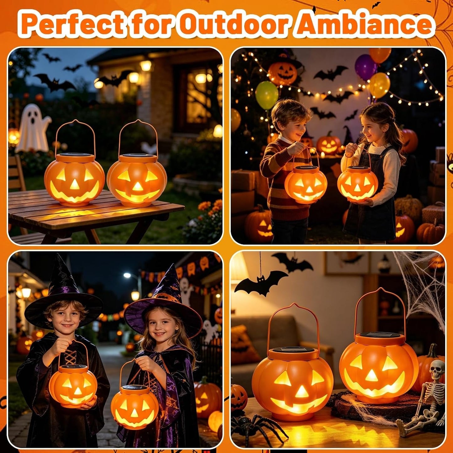 🔥2026 Hot Sale🔥Halloween Pumpkin Solar Lanterns