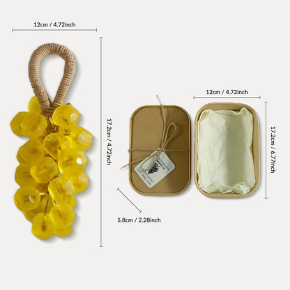 Personalized Original Handmade Crystal Grape Soap Gentle Cleansing Soap