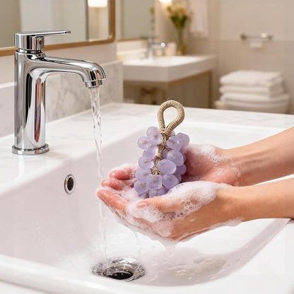 Personalized Original Handmade Crystal Grape Soap Gentle Cleansing Soap