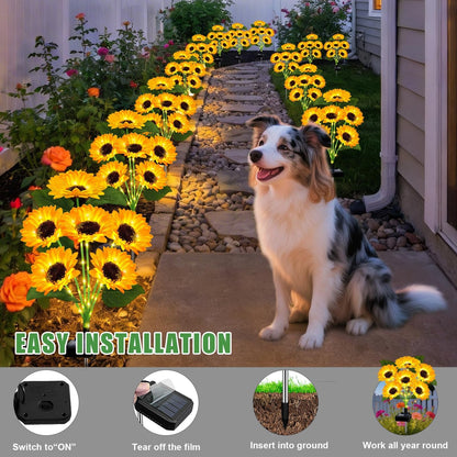 💡⚡LAST DAY 50% OFF💡 Sunflower Solar Lights Outdoor Decor💡