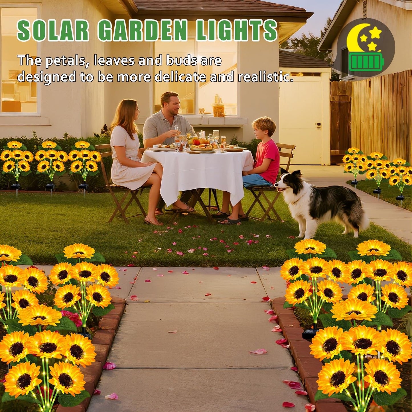 💡⚡LAST DAY 50% OFF💡 Sunflower Solar Lights Outdoor Decor💡