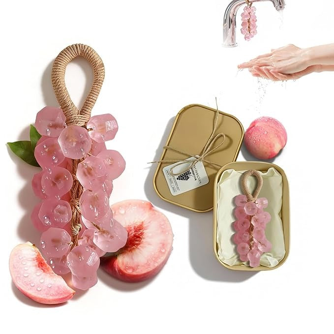 Personalized Original Handmade Crystal Grape Soap Gentle Cleansing Soap