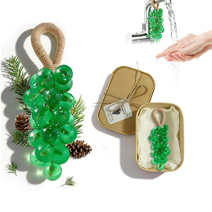Personalized Original Handmade Crystal Grape Soap Gentle Cleansing Soap