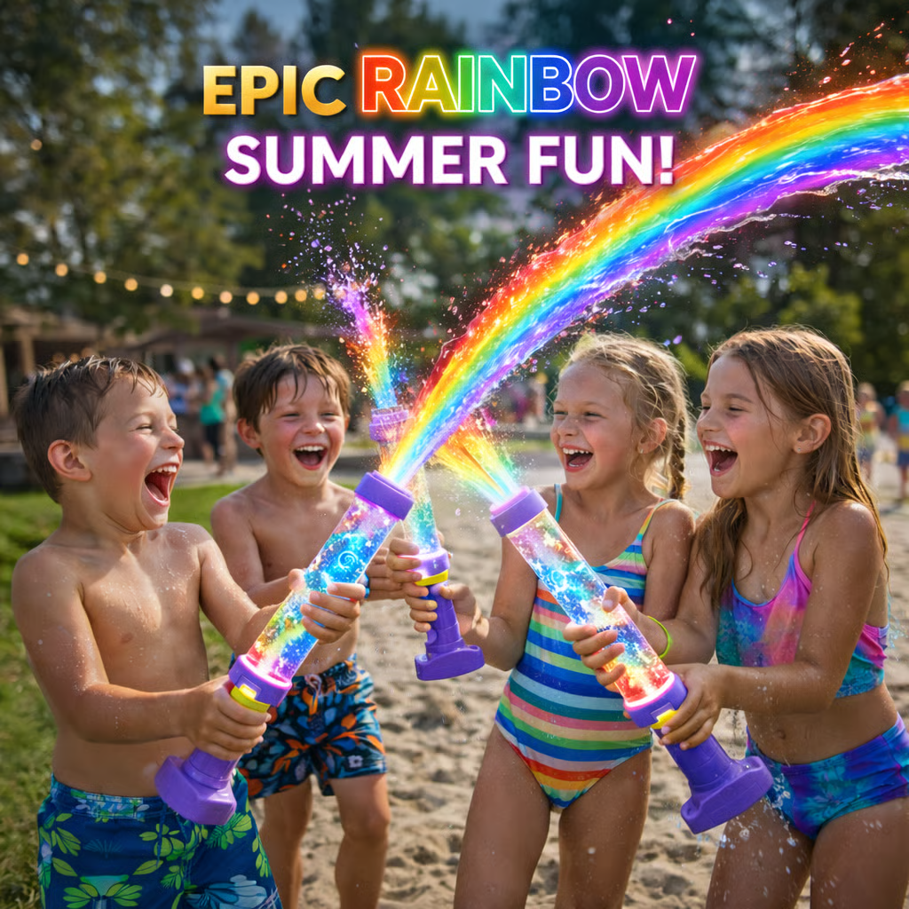 🔥Last Day 50% OFF🌈 Turn Every Backyard Into a Rainbow Light Show💦