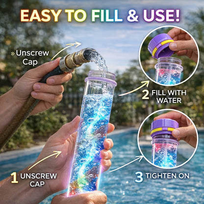 🔥Last Day 50% OFF🌈 Turn Every Backyard Into a Rainbow Light Show💦