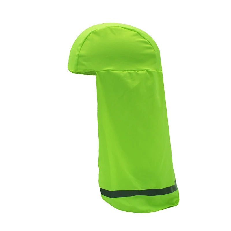 4 Pieces Hard Hat Sun Shade with Neck Flap – Cooling Skull Cap for Outdoor Work, Fishing & Hiking