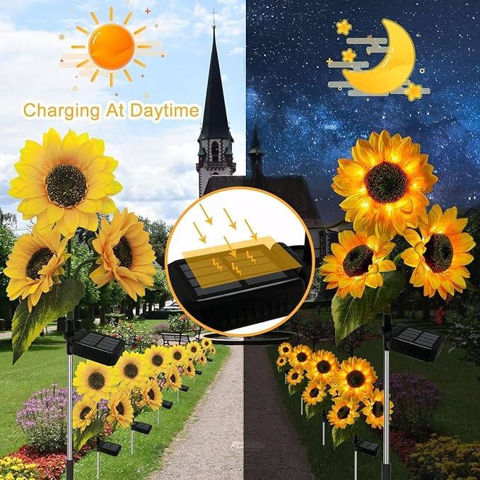 💡⚡LAST DAY 50% OFF💡 Sunflower Solar Lights Outdoor Decor💡