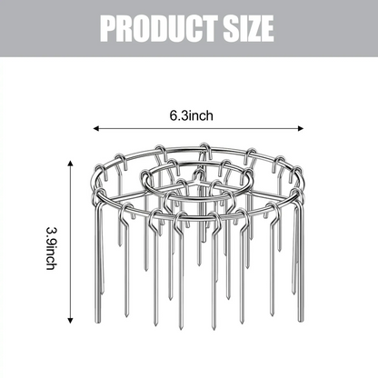 50% OFF!🔥Air Fryer Skewer Rack Set with 24 Skewers 🌭🍢Perfect Sync-Cooked BBQ&Air Fry Meals