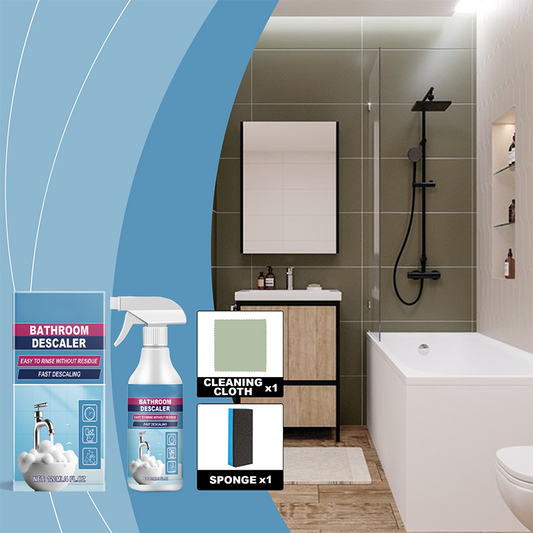 All-in-one bathroom stain cleaning set