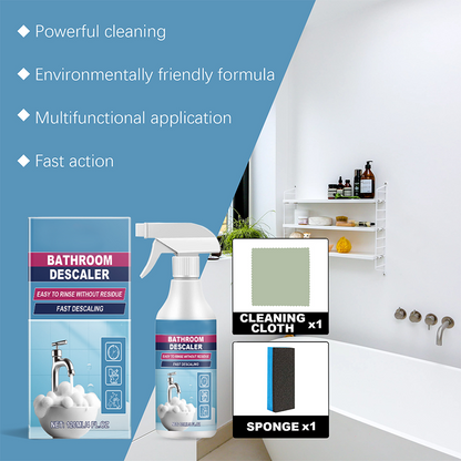 All-in-one bathroom stain cleaning set
