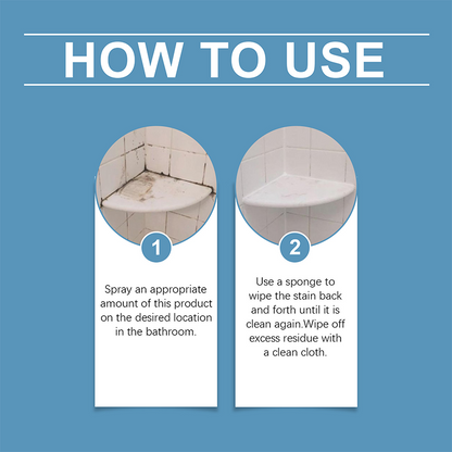 All-in-one bathroom stain cleaning set