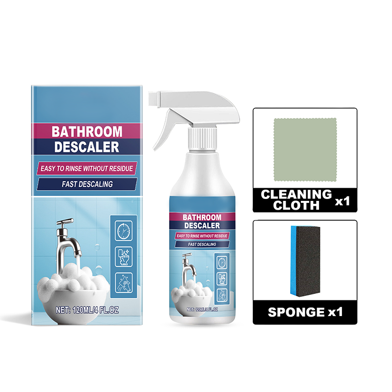 All-in-one bathroom stain cleaning set