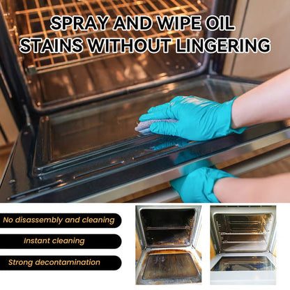 ✨ Oven & Grill Cleaner Spray – Dissolves Grease in 5 Mins, No Scrubbing & Eliminates Odors