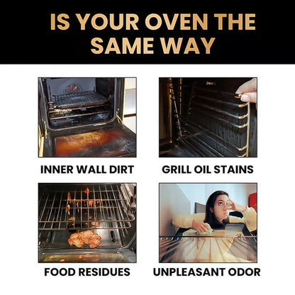✨ Oven & Grill Cleaner Spray – Dissolves Grease in 5 Mins, No Scrubbing & Eliminates Odors