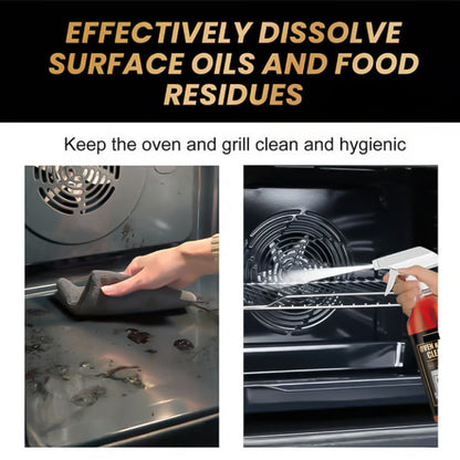 ✨ Oven & Grill Cleaner Spray – Dissolves Grease in 5 Mins, No Scrubbing & Eliminates Odors