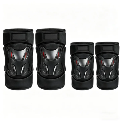 🛡️ LIMITED-TIME 45% OFF! ✨ Motorcycle Knee & Elbow Guard Set – Hard Shell, Articulated, Adjustable 🏍️
