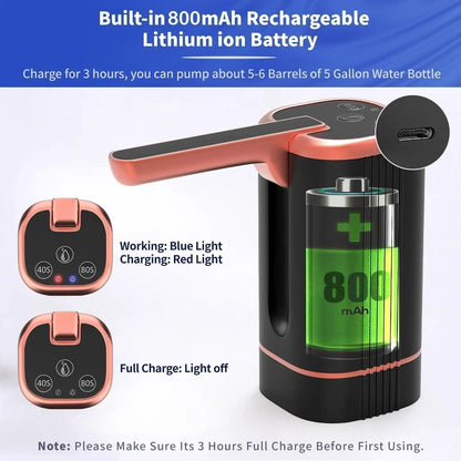 Foldable Portable Water Dispenser Pump